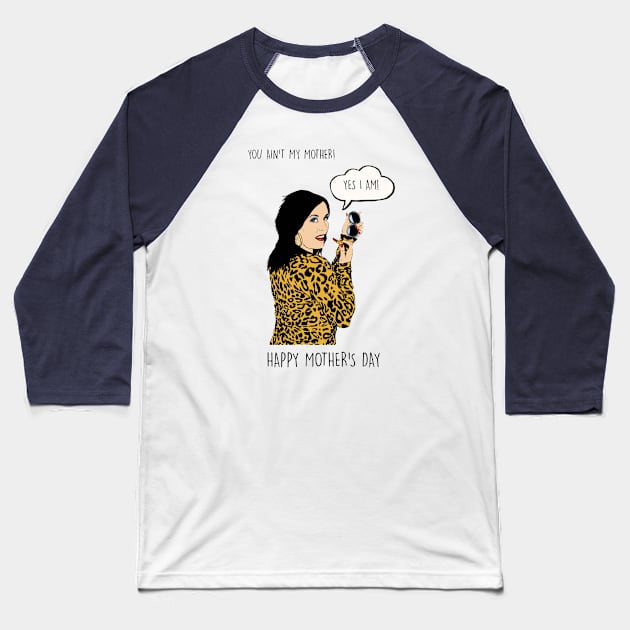 CAT SLATER MUVA Baseball T-Shirt by Poppy and Mabel